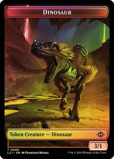 Dinosaur Token (#009) // Vampire Token (lci_tf)