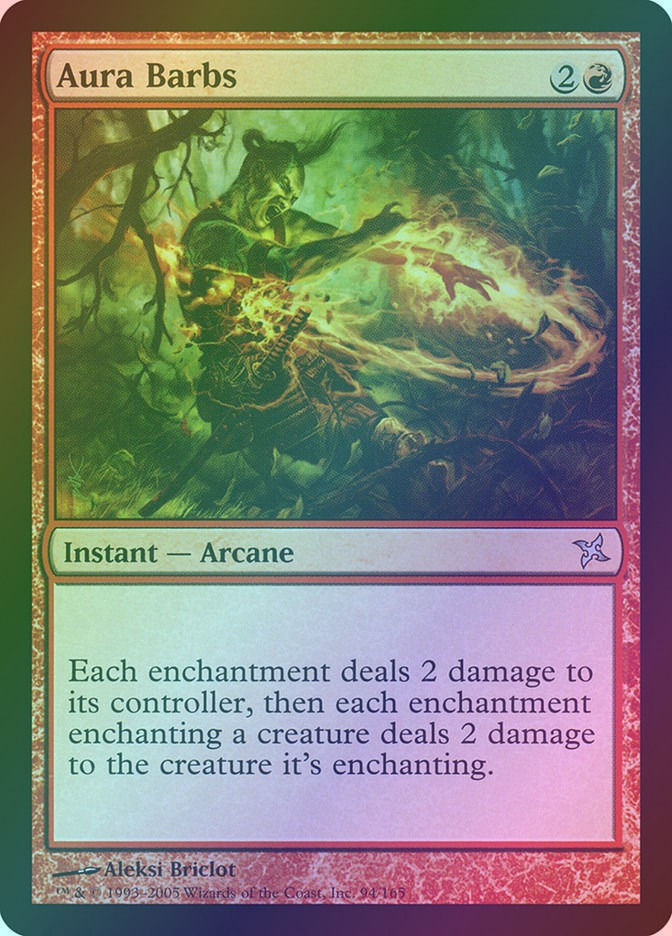 Aura Barbs (BOK) (94) / Foil
