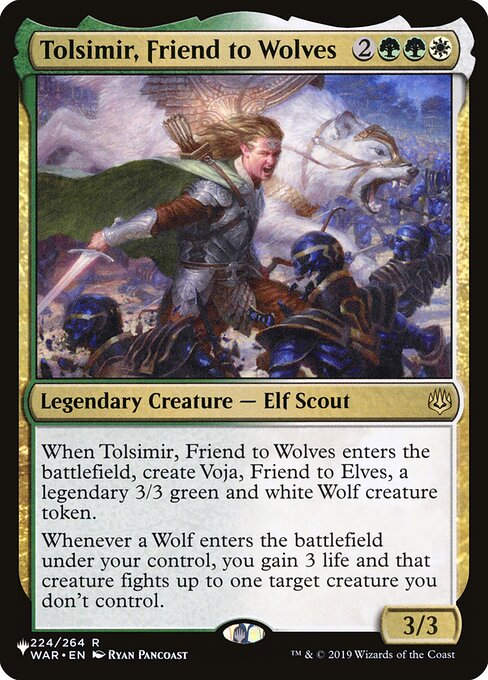 Tolsimir, Friend to Wolves (PLST) (WAR-224)