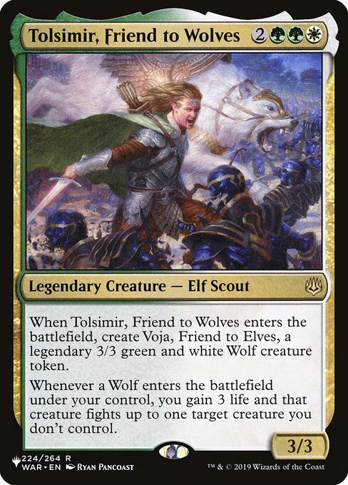 Tolsimir, Friend to Wolves (PLST) (WAR-224)