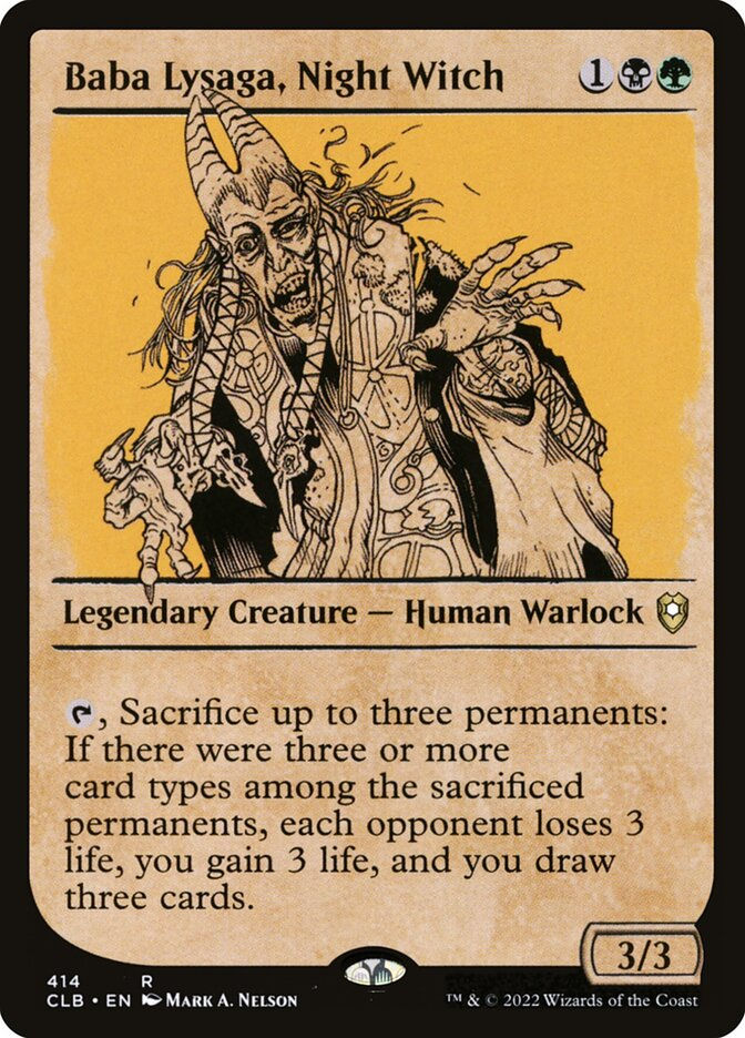 Baba Lysaga, Night Witch (CLB) (414) / Showcase