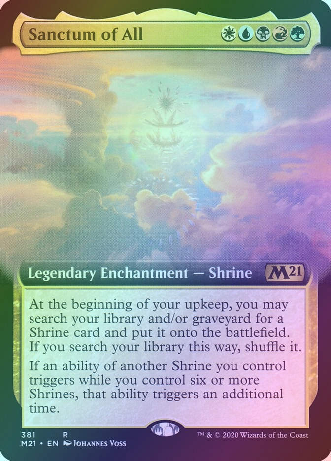 Sanctum of All (M21) (381) / Extended Art / Foil