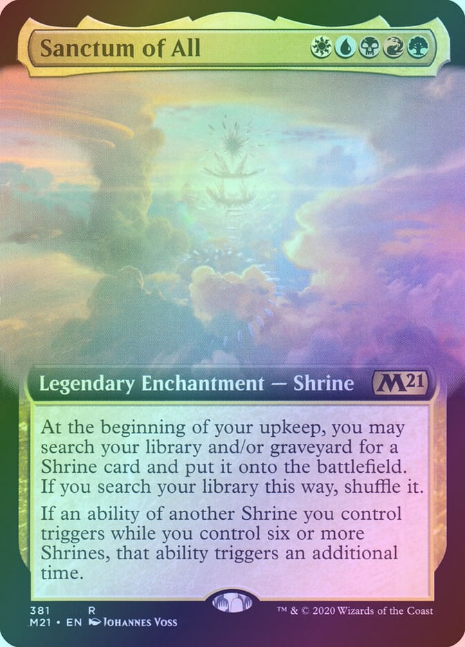 Sanctum of All (M21) (381) / Extended Art / Foil