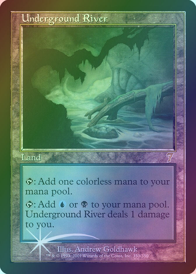 Underground River (7ED) (350★) / Foil