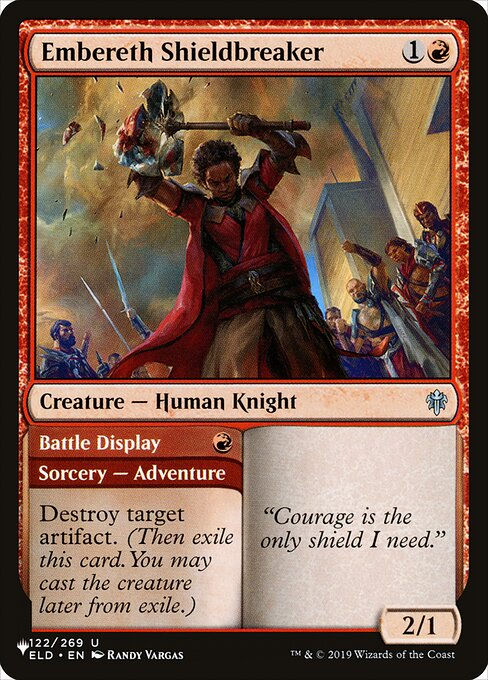 Embereth Shieldbreaker // Battle Display (PLST) (ELD-122)