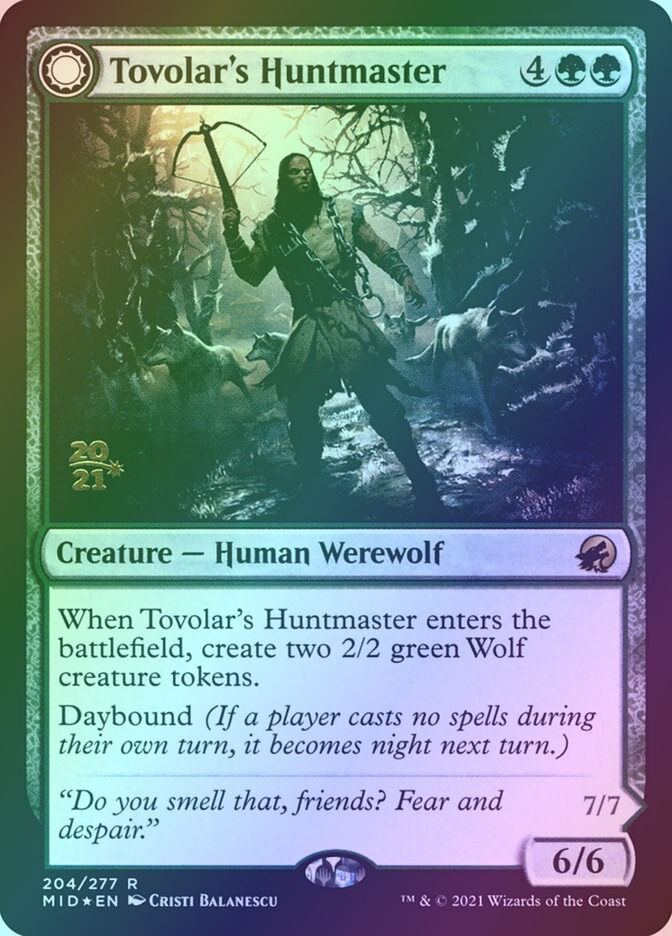 Tovolar's Huntmaster // Tovolar's Packleader (PMID) (204s) — cara 1 de 2