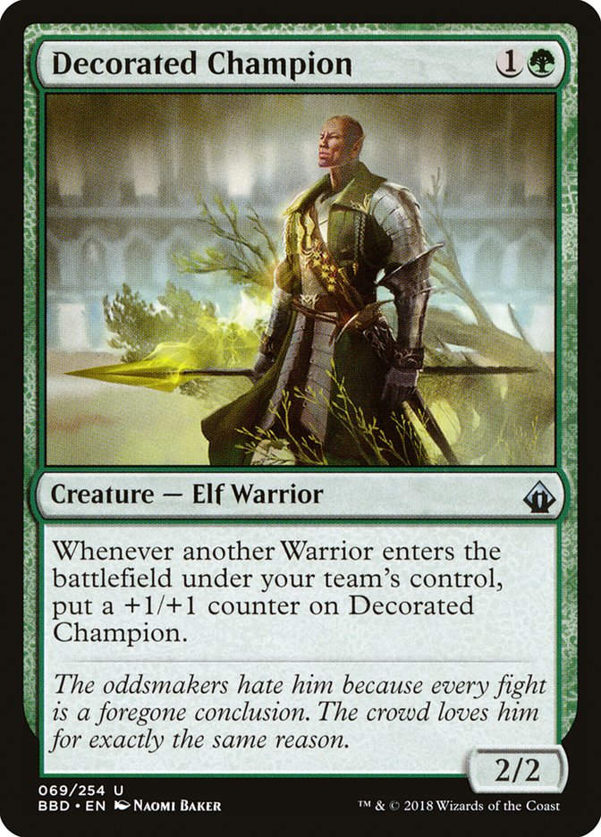 Decorated Champion (BBD) (69) / Foil