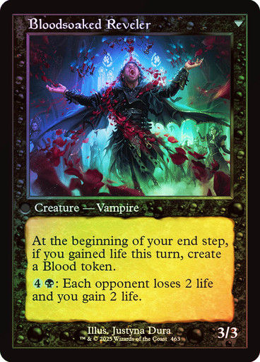 Restless Bloodseeker // Bloodsoaked Reveler (INR) (463) / Foil Retro — cara 2 de 2