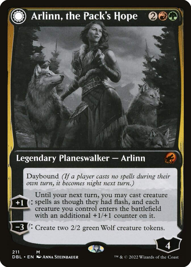 Arlinn, the Pack's Hope // Arlinn, the Moon's Fury (DBL) (211)