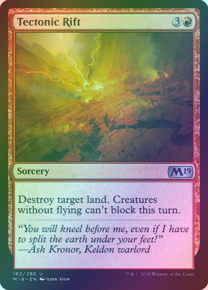Tectonic Rift (M19) (162) / Foil