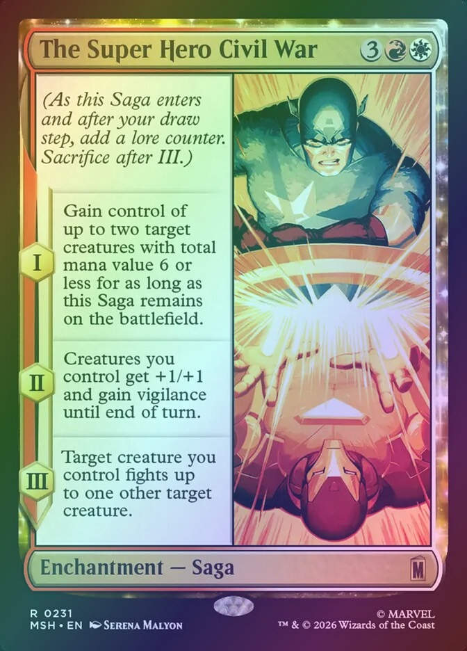 The Super Hero Civil War (MSH) (231) / Foil