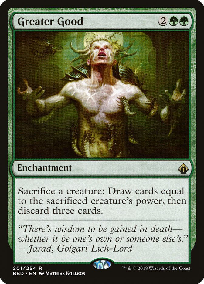 Greater Good (BBD) (201) / Foil