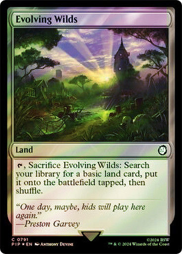 Evolving Wilds (pip) (791) / Surge Foil