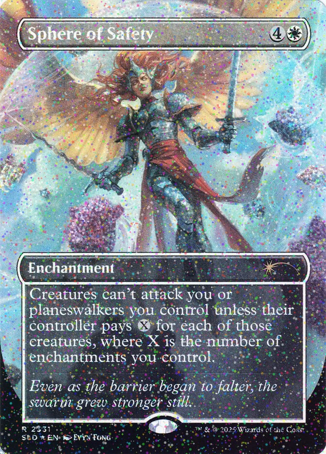 Sphere of Safety (SLD) (2331) / Borderless / Confetti Foil