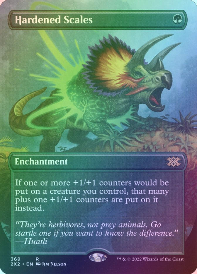 Hardened Scales (2X2) (369) / Borderless / Foil