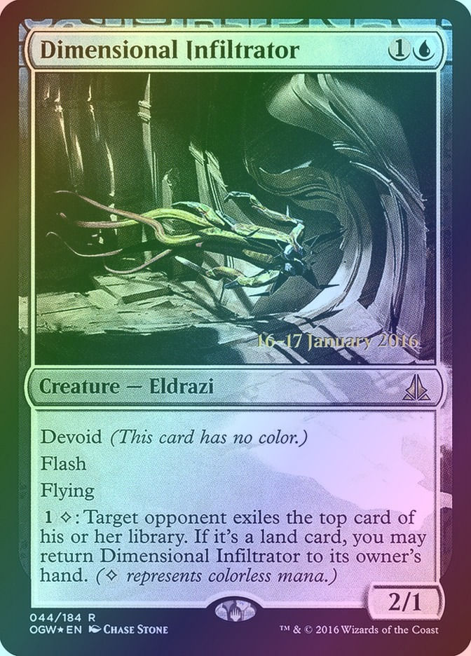 Dimensional Infiltrator (POGW) (44s) / Foil