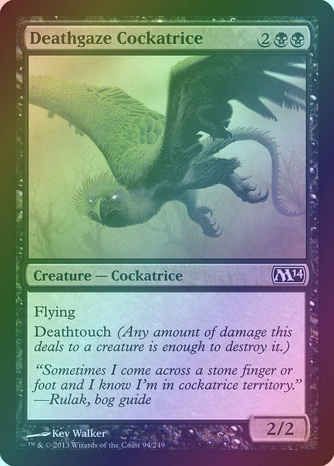 Deathgaze Cockatrice (M14) (94) / Foil