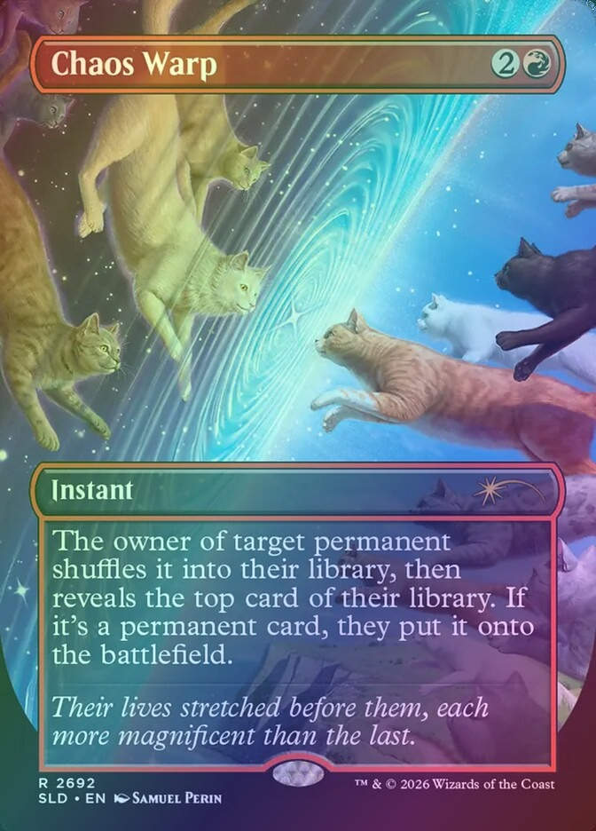Chaos Warp (SLD) (2692) / Borderless / Foil