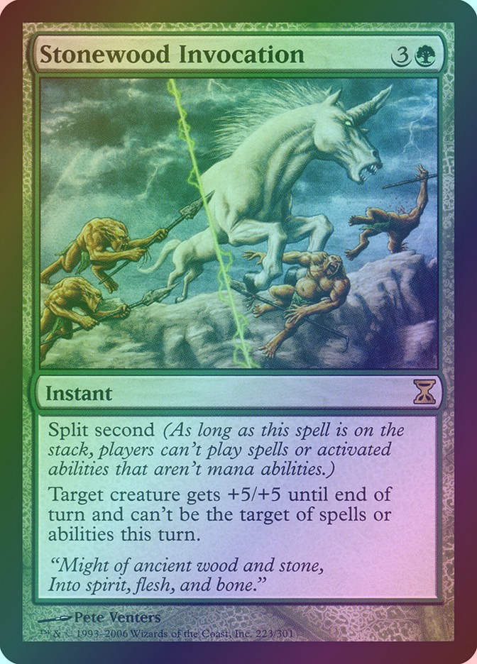Stonewood Invocation (TSP) (223) / Foil