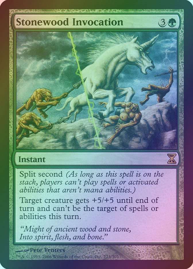 Stonewood Invocation (TSP) (223) / Foil