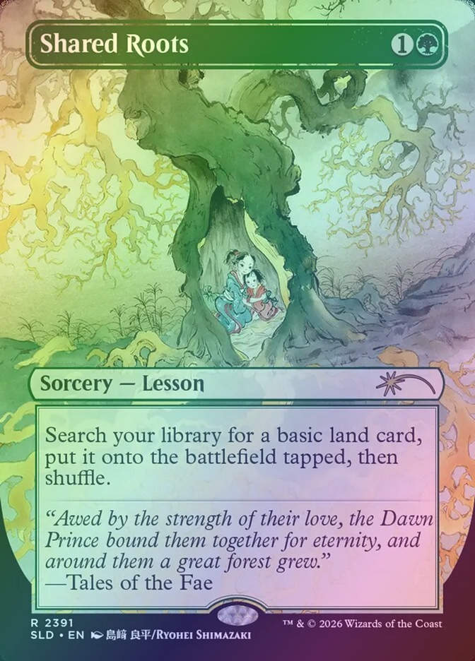 Shared Roots (SLD) (2391) / Borderless / Foil