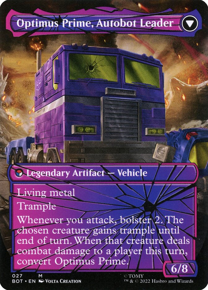 Optimus Prime, Hero // Optimus Prime, Autobot Leader (BOT) (27) — cara 2 de 2