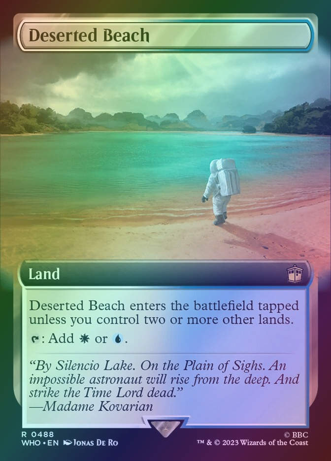 Deserted Beach (WHO) (488) / Extended Art / Foil