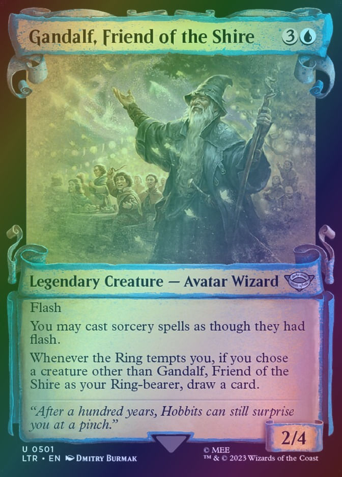 Gandalf, Friend of the Shire (LTR) (501) / Showcase / Foil
