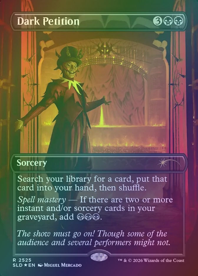 Dark Petition (SLD) (2525) / Borderless / Foil