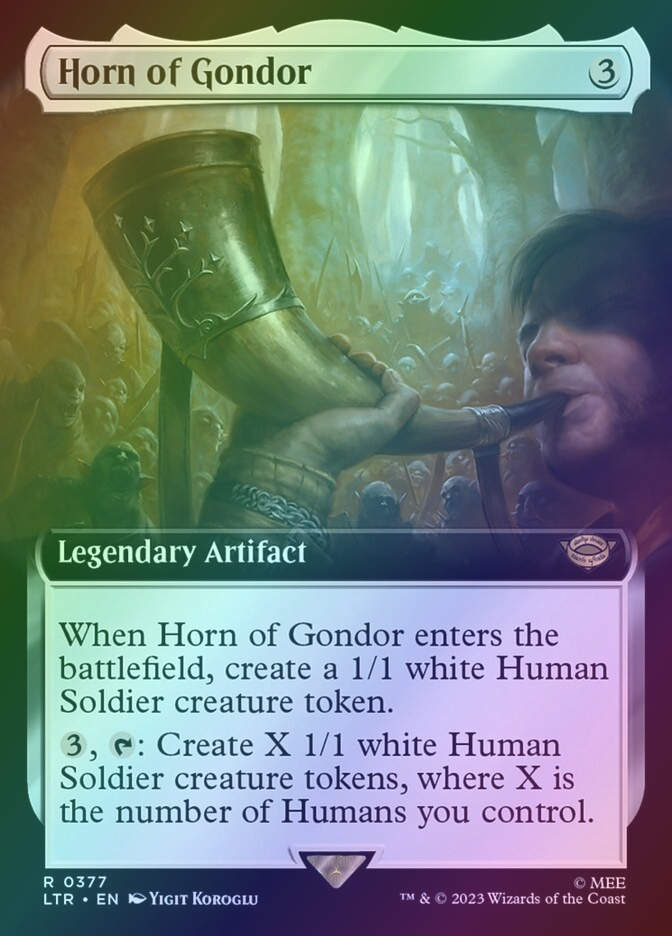 Horn of Gondor (LTR) (377) / Extended Art / Foil