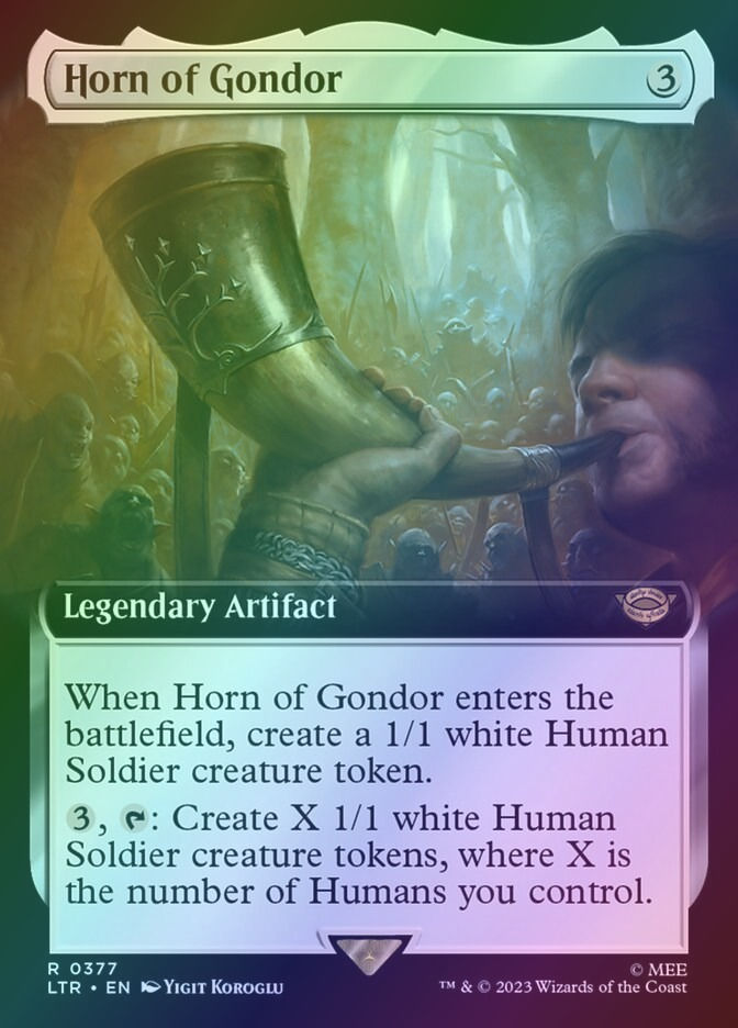 Horn of Gondor (LTR) (377) / Extended Art / Foil