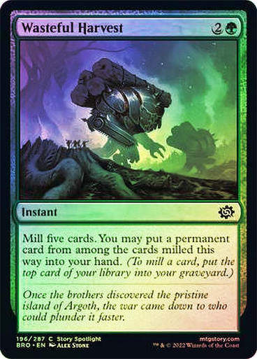 Wasteful Harvest (BRO) / Foil