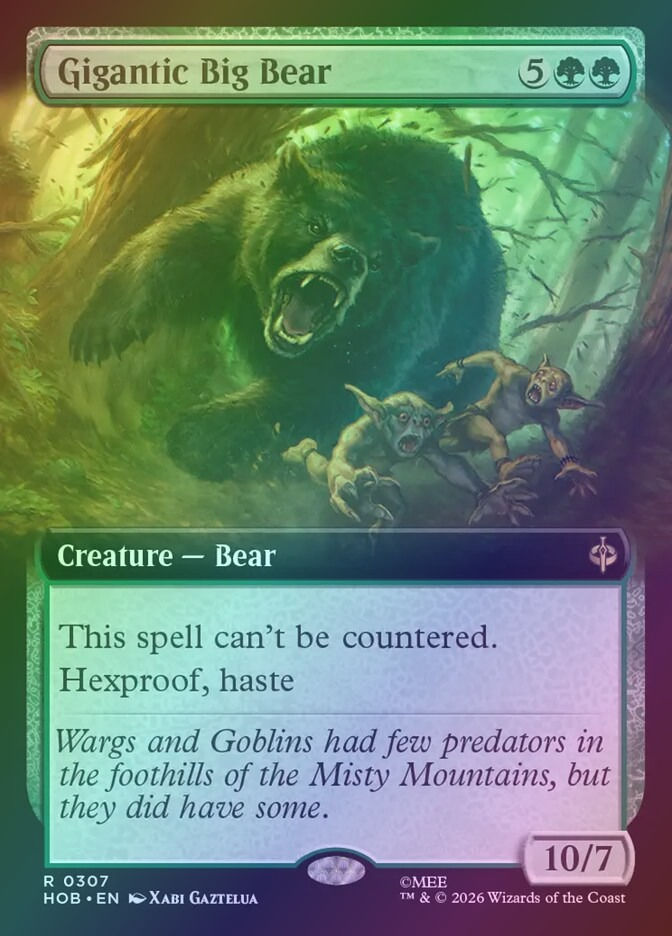 Gigantic Big Bear (HOB) (307) / Extended Art / Foil