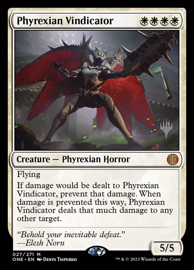 Phyrexian Vindicator (PONE) (27p)