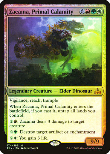 Zacama, Primal Calamity (RIX) (174) / Foil