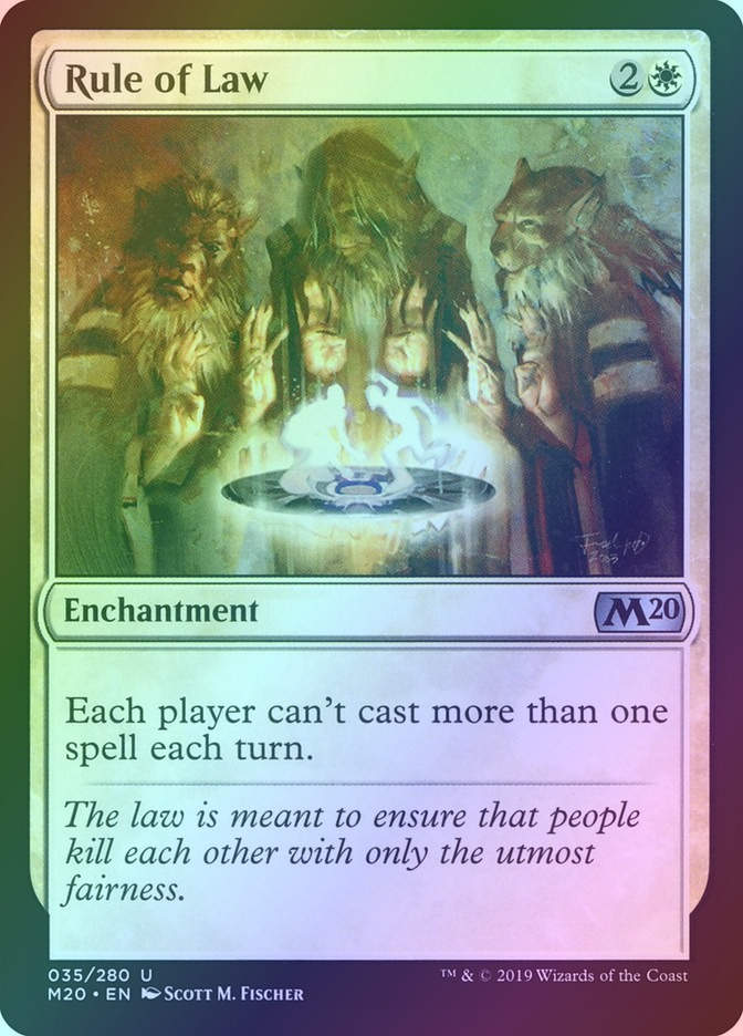 Rule of Law (M20) (35) / Foil