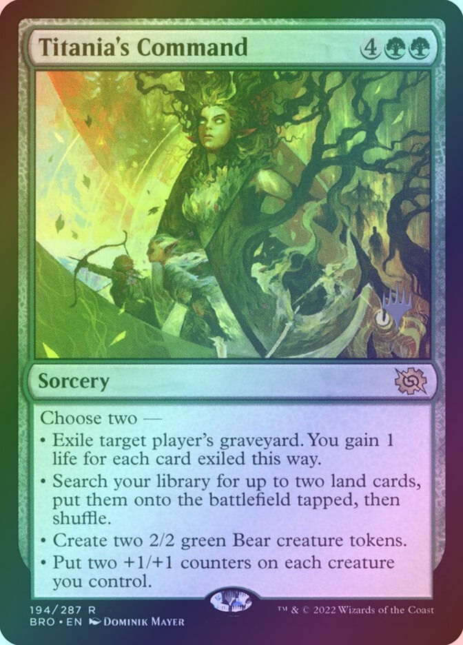 Titania's Command (PBRO) (194p) / Foil