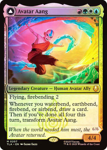 Avatar Aang // Aang, Master of Elements (TLA) (207) / Foil