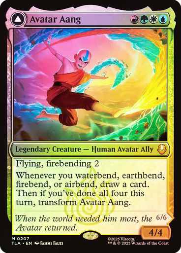 Avatar Aang // Aang, Master of Elements (TLA) (207) / Foil — cara 1 de 2