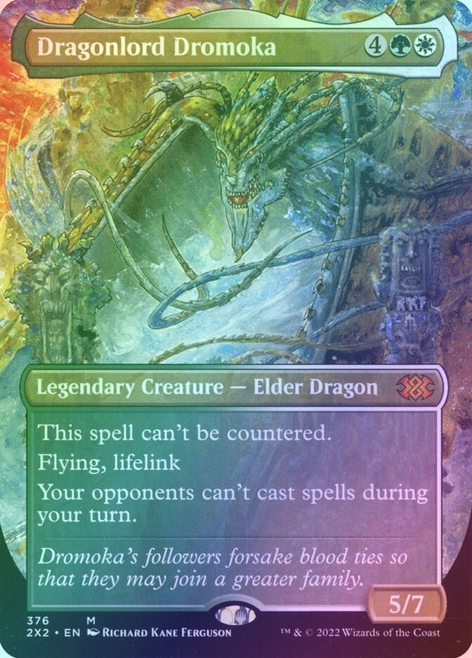 Dragonlord Dromoka (2X2) (376) / Borderless / Foil