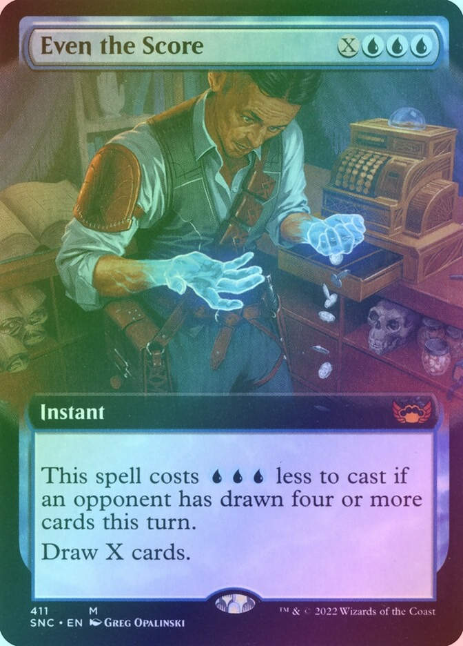 Even the Score (SNC) (411) / Extended Art / Foil