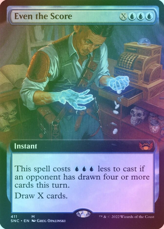 Even the Score (SNC) (411) / Extended Art / Foil