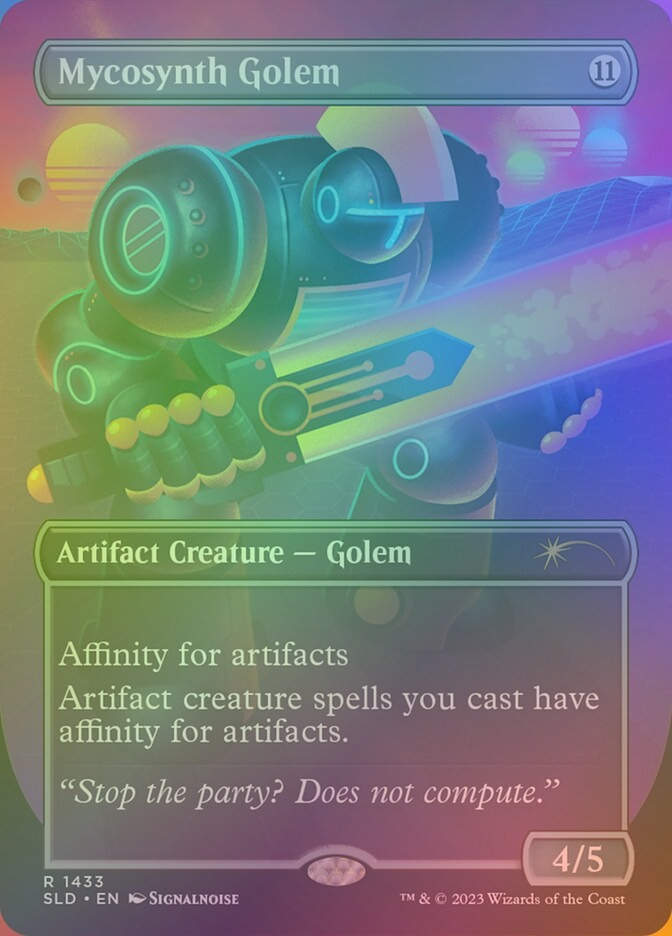 Mycosynth Golem (SLD) (1433★) / Borderless / Rainbow Foil