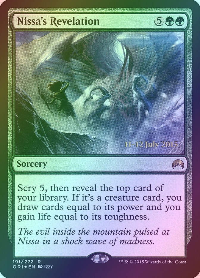 Nissa's Revelation (PORI) (191s) / Foil