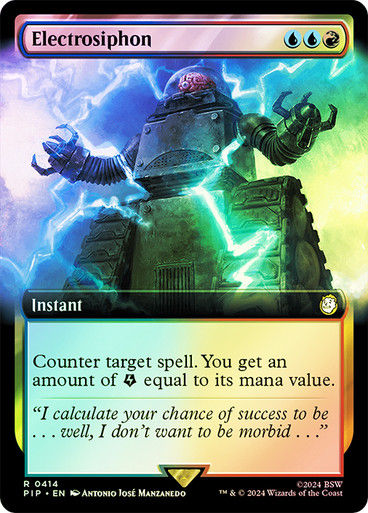 Electrosiphon (pip) (414) / Extended Art Foil