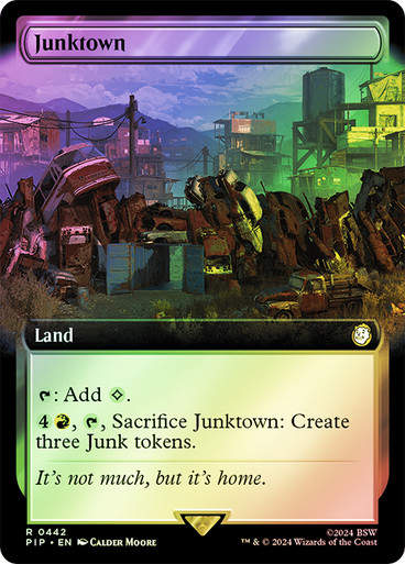 Junktown (pip) (442) / Extended Art Foil