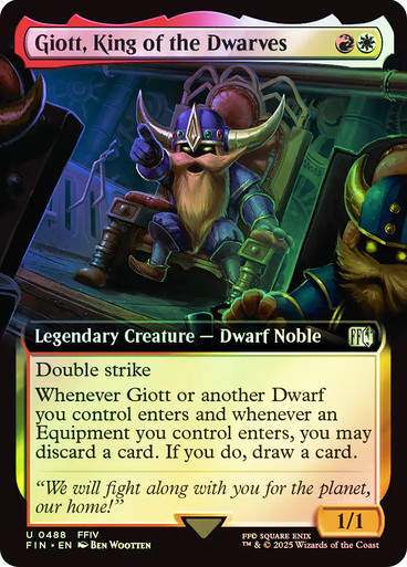 Giott, King of the Dwarves (FIN) (488) / Extended Art / Foil