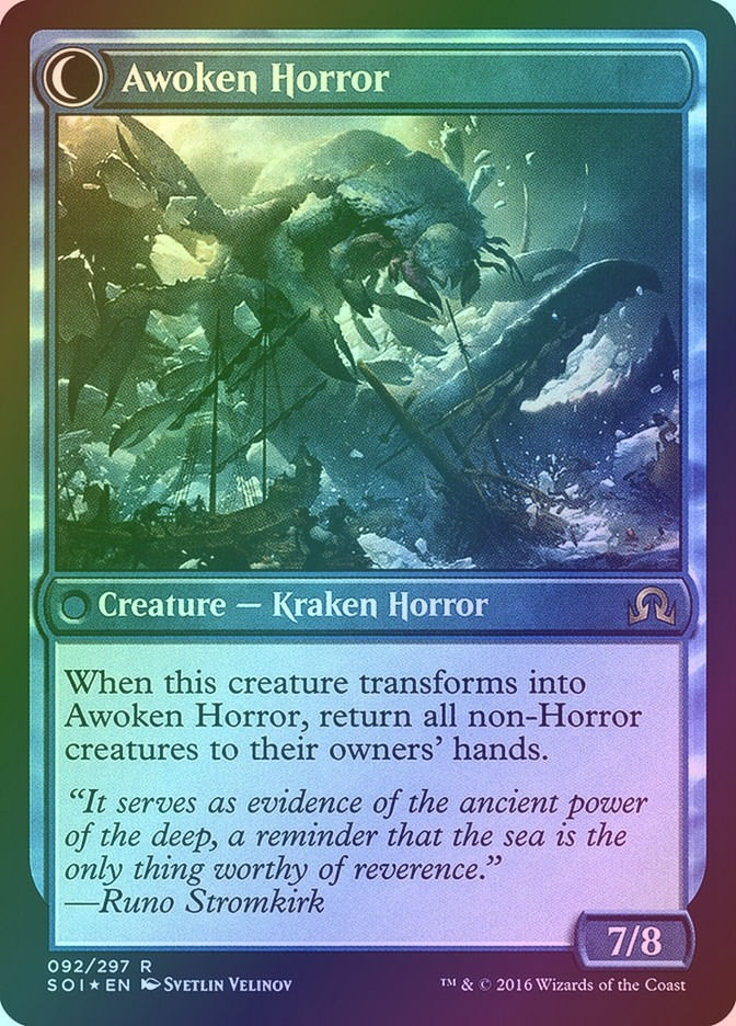Thing in the Ice // Awoken Horror (PSOI) (92s) / Foil — cara 2 de 2