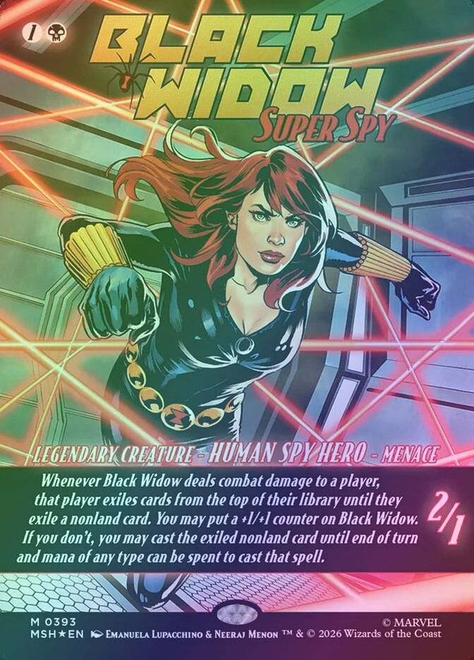 Black Widow, Super Spy (MSH) (393) / Comic  / Foil