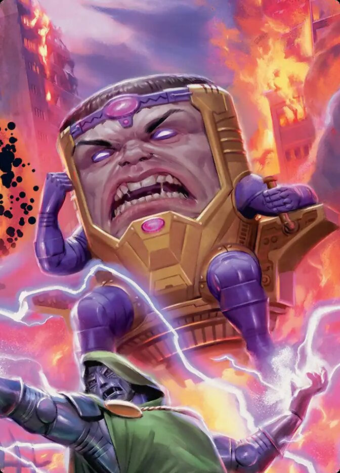 M.O.D.O.K., Evil Intellect (AMSH) (9b) / Firma Dorada